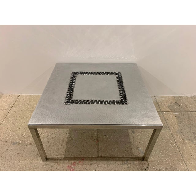 1970s Willy Luckyx Aluclair Belgian Coffee Table For Sale - Image 9 of 13