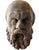 Concrete Head of the Philosopher Socrates from the Herm of Villa Alban 20th Century For Sale - Image 3 of 6