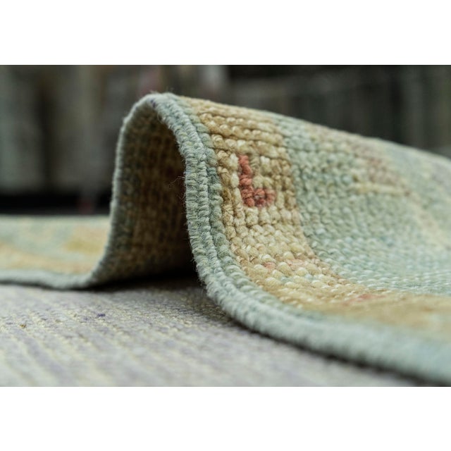Textile Turkish Oushak Rug 2'8"x 8'4" #19089 For Sale - Image 7 of 8
