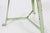 1930s Industrial Green Painted Stool with Steel Base and Wooden Top, 1930s For Sale - Image 5 of 9