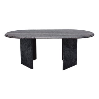 Oval Vintage Coffee Table, 1980s For Sale