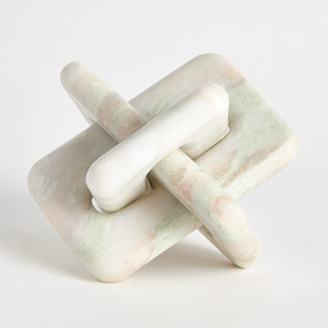 Contemporary Jarvis Marble Knot Sculpture For Sale - Image 3 of 4