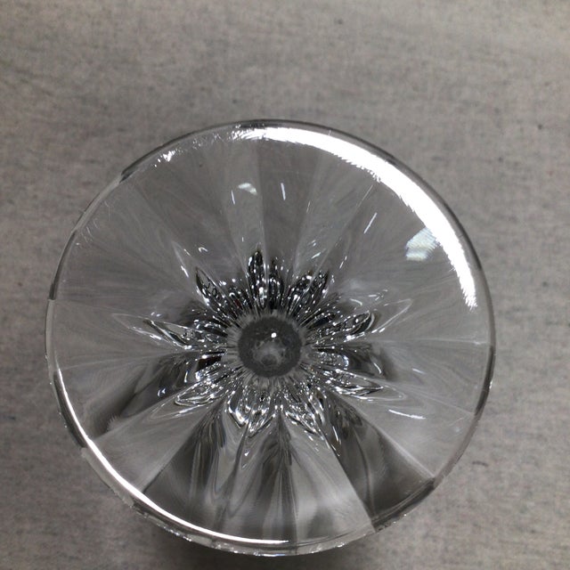 Glass Mikasa Berekely Crystal Wine Glasses-Set of 4 For Sale - Image 7 of 12