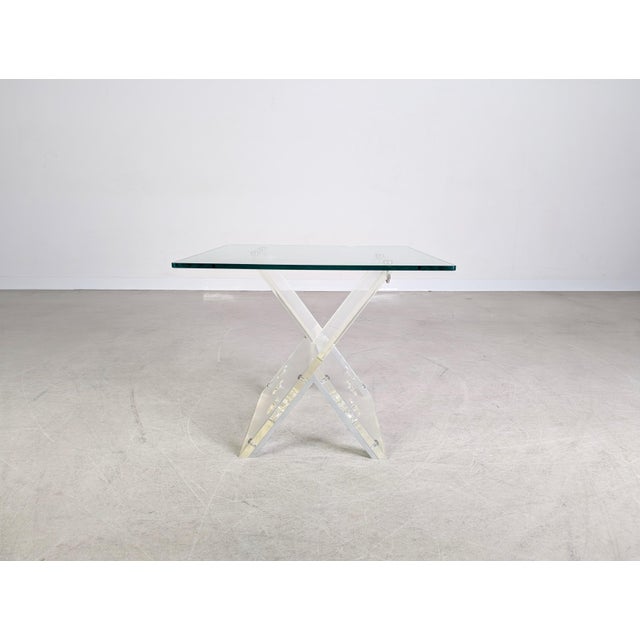 We are offering a beautiful and extremely rare vintage coffee table from the 1970s/1980s for sale. The table frame is made...