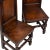 17th Century English Traditional Oak Wainscot Chairs - a Pair For Sale In Savannah - Image 6 of 14