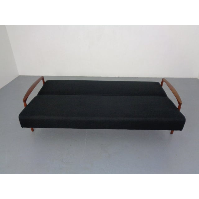 Teak Sofa or Daybed by Carl Straub for Goldfeder, Germany, 1950s For Sale - Image 9 of 18