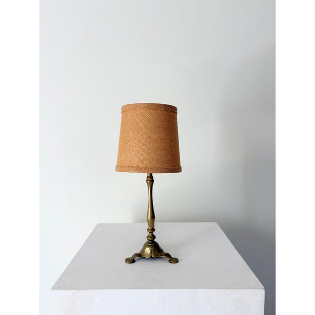 Brass Pullman Table Lamp, Britain, 1910 For Sale - Image 6 of 7
