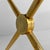 Italian Modern Stools in Gilt Metal and White Fabric, 1980s, Set of 2 For Sale - Image 17 of 18