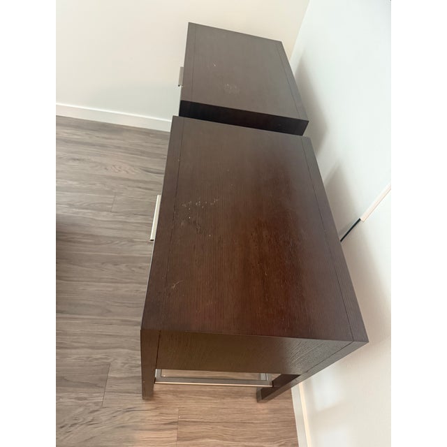 Mid-Century Modern Mid-Century Modern Chestnut Night Table-Set of 2 For Sale - Image 3 of 12