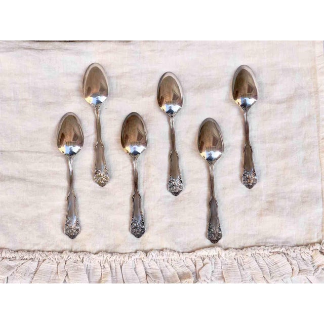 Berwick Dessert Spoons from WM. Rogers & Son, 1904, Set of 6 For Sale - Image 7 of 9
