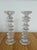 Mid-Century Modern A Pair of Vintage Iittala Festivo 6 Ring Glass Candlesticks by Timo Sarpaneva, a Pair For Sale - Image 3 of 10