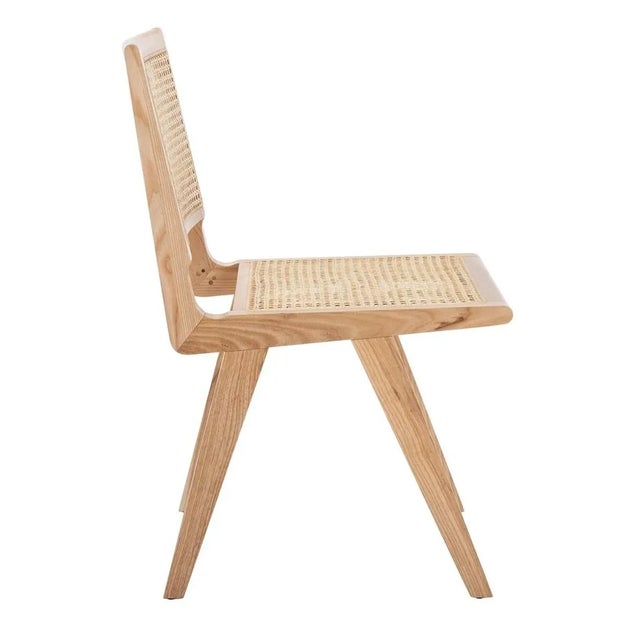 Not Yet Made - Made To Order Hattie French Cane Dining Chair - Natural, Set of 2 For Sale - Image 5 of 11