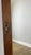 Antique French Mirror with Oak Frame For Sale - Image 6 of 10