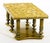 Mid 20th C. Hollywood Regency Resin Embedded Stone, Mother of Pearl Table Set For Sale - Image 4 of 9