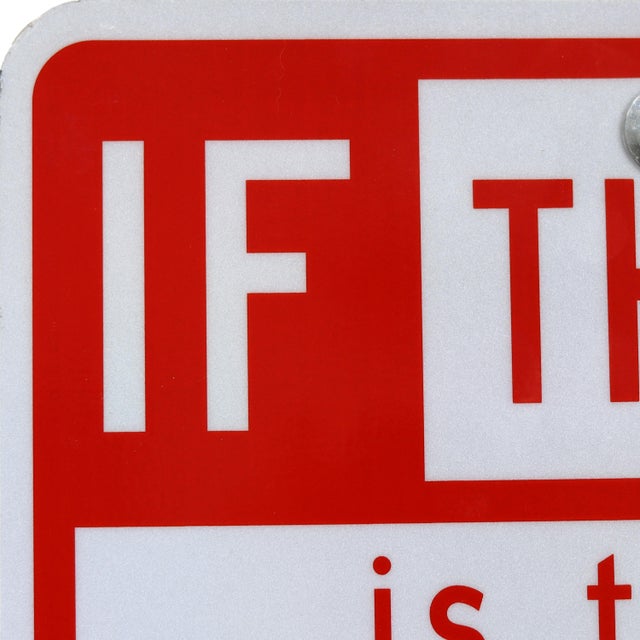 If There Is to Be Peace - Original Contemporary Street Sign Sculpture by Scott Froschauer For Sale - Image 4 of 9