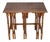 20th Spanish Walnut Nesting and Folding Tables With Turned Legs - 4 Pieces For Sale