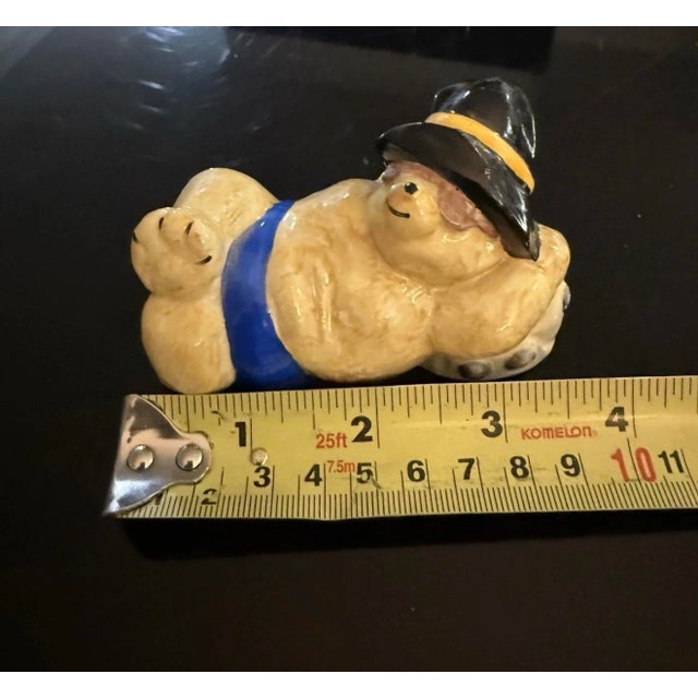 Coalport Porcelain Coalport Bone China Paddington at the Seaside Bear Figurine 1976 England For Sale - Image 4 of 4