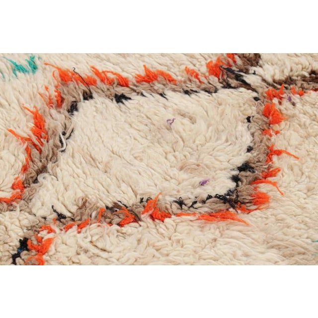 Rug & Kilim Vintage Moroccan Runner With Polychromatic Diamond Medallions, From Rug & Kilim For Sale - Image 4 of 7