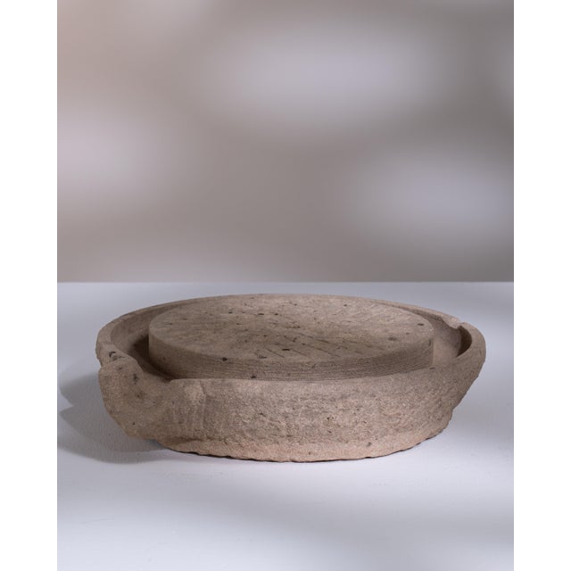 19th Century Tan Sandstone Pedestal For Sale - Image 4 of 15