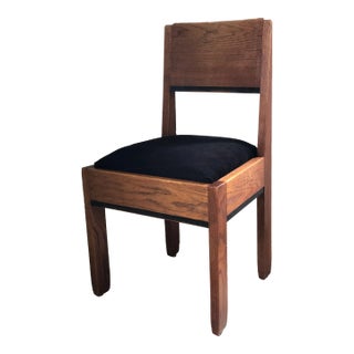 Art Deco Oak Dining Chair by j.a. Muntendam for l.o.v. Oosterbeek, 1920s For Sale