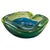 This stunning 1970s Murano glass ashtray, attributed to the Seguso manufactory, embodies the vibrant style of the mid-...