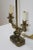 Mid 20th Century French Style Brass Candelabra Converted to Table Lamp For Sale - Image 5 of 9