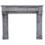 19th Century Italian Louis Philippe Bardiglio Marble Fireplace Mantel For Sale - Image 6 of 6