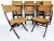Mid-Century Modern Mid 20th Century Rope Folding Chairs in the Style of Hans Wegner, Set of 6 For Sale - Image 3 of 12