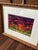Wood Susan R. Wilson Original Oilstick Expressionist Mediterranean Landscape, Signed & Professionally Framed For Sale - Image 7 of 9