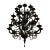 Vintage Murano Chandelier, 30 Bulbs by DeMajo For Sale