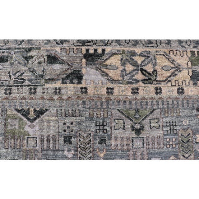Modern Khotan Hand-Knotted Wool Rug by Keivan Woven Arts, 9' X 12' For Sale - Image 11 of 15