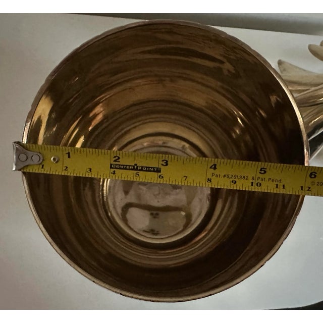 Extra Large Vintage Brass Pineapple For Sale - Image 9 of 9