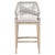 Taupe Loom Outdoor Barstool, Pumice & Grey Mahogany with Taupe & White Rope For Sale - Image 8 of 8