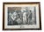 Monumental Antique Early 19th Century "Pilate Hands Jesus Over to Be Crucified" European Religious Lithograph by F. Courtin, Framed For Sale