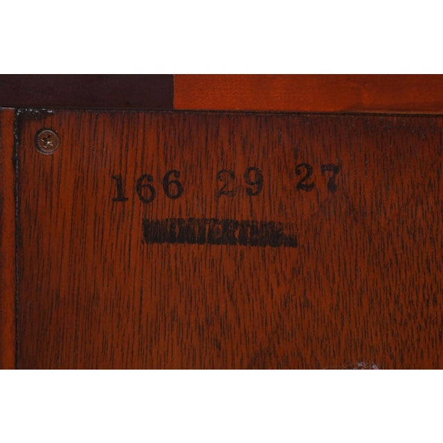 Kindel 3 Drawer Blockfront Mahogany Chest Dresser For Sale - Image 12 of 12