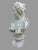 Antique White Antique Victorian 13" Figural Bust Porcelain Statue Madame Le Pompadour For Sale - Image 8 of 12