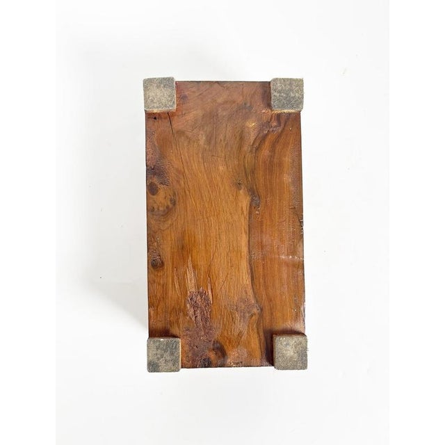 1970s Wooden Box with Marquetry Decoration, France, 1970s For Sale - Image 5 of 13