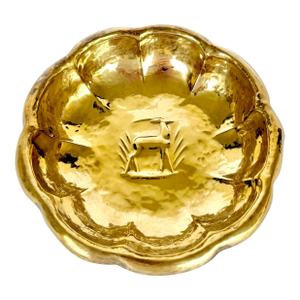 Weimar Germany Art Deco Brass Bowl, Dresden 1925