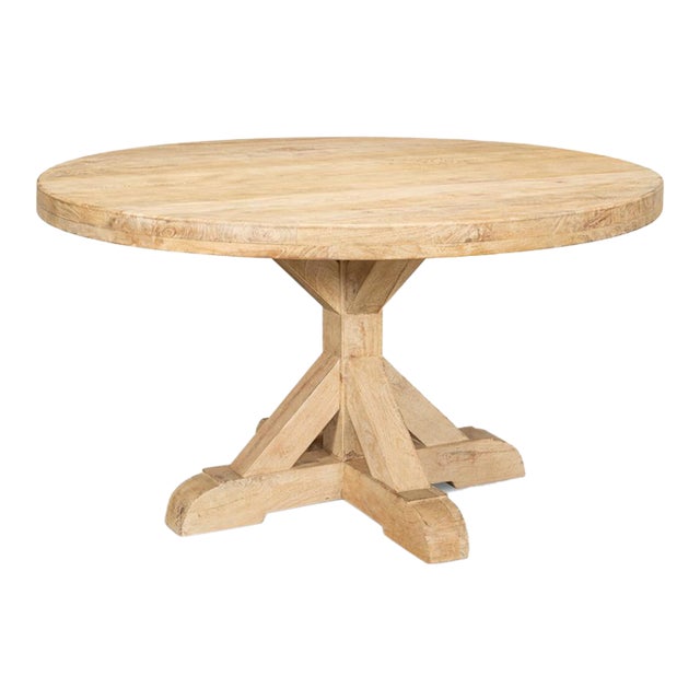 Light Wood Round Dining Table Chairish