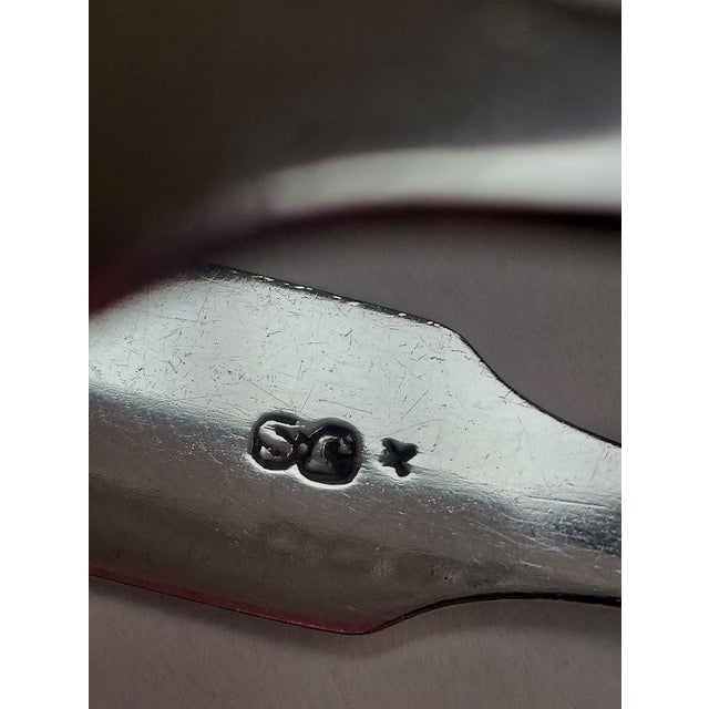 Early 19th Century George III Sterling Silver Sugar Tongs Newcastle 1801/02 Georgian For Sale - Image 5 of 6