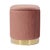 Blush Zoe Blush Velvet Storage Ottoman For Sale - Image 8 of 8