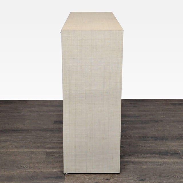 Restoration Hardware Restoration Hardware Burke 11-Drawer Modern Raffia Dresser For Sale - Image 4 of 11