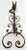Folk Art Antique Folk Art Wrought Iron Andirons - A Pair For Sale - Image 3 of 5