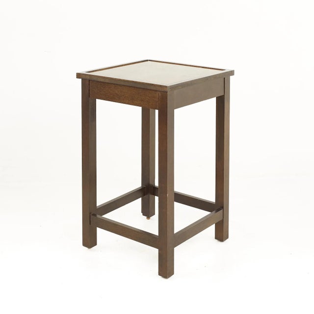 Century Furniture Mid Century Burlwood Side Table For Sale - Image 10 of 10