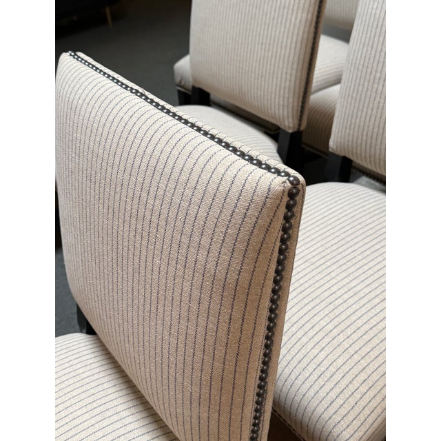 Ethan Allen Ethan Allen Sebago Dining Side Chairs, Set of Eight For Sale - Image 4 of 12