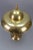 Gold Art Deco Brass Inverted Dome Six-Light Pendant Lamp, Germany, 1930s For Sale - Image 8 of 18