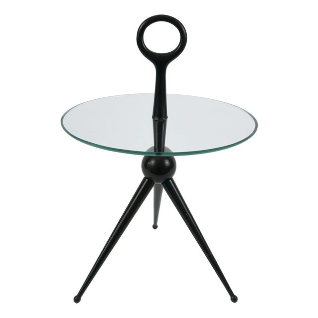 Mid-Century Modern Tripod Side Table by Cesare Lacca, Italy, 1950s For Sale