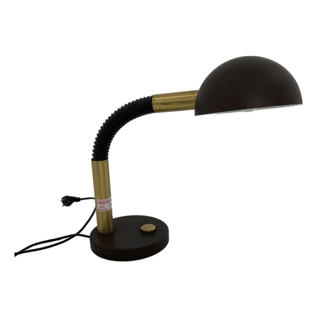 Vintage Brutalist Table Lamp by Egon Hillebrand for Hillebrand Lighting, 1970s For Sale