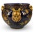 Early 20th Century Antique Paris Porcelain Devil Horn Handled Jardiniere Vase For Sale - Image 5 of 8