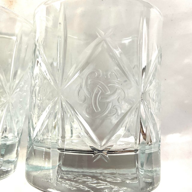 Traditional 1980s Dewar’s True Scotch Tumblers- A Pair For Sale - Image 3 of 5